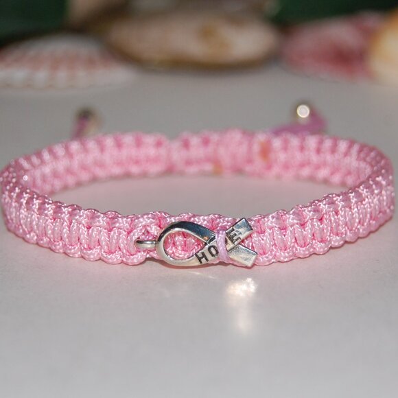 Awareness Bracelet,Fight Cancer Bracelet,Hope Bracelet,Care Bracelet,Courag,Gift - Picture 1 of 2